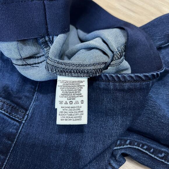 Free People Penny Pull-On Flare Blue Jeans Size W27 - Picture 8 of 9